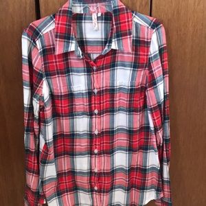 Flannel long sleeve shirt